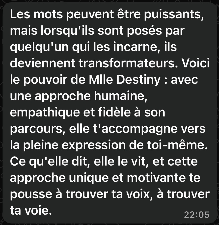 Capture du témoignage de Lisa